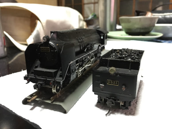 あめ様 HOゲージ - 天賞堂アダチ D51 D51重装備蒸気機関車、メンテナンス済の