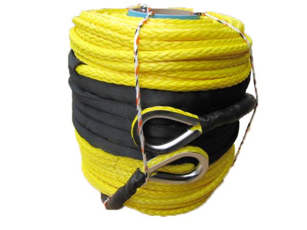 シンセティックロープ イエロー 8.0mm ｘ 50ｍ 4590kg