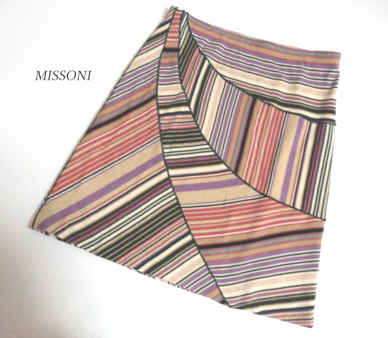 大きいサイズ 44 ミッソーニ MISSONI スカート イタリア製〒250