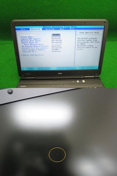 ▼J0012JUNK NEC VersaPro VX-C Core i3 2310M-2.1G/2GB HDD欠品