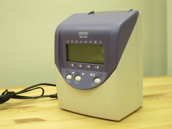 SEIKO タイムレコーダー QR-340 中古品