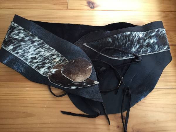 大阪南船場セレクトショップmirriamで購入★ハラコレザーベルト