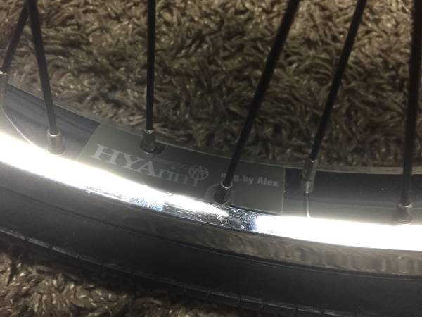 BMX フラットランド ARESTIC　アーレス　リア完組みホイール