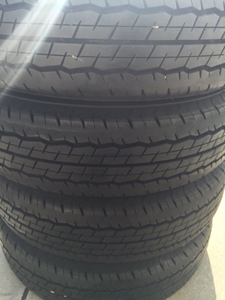 195/80/R15 ハイエース 新車外し 4本セット 買う車のパーツ 【公式通販】
