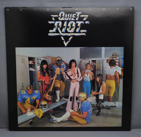 クワイエット・ライオット 1978年帯付きLPレコード 暴動に明日はない