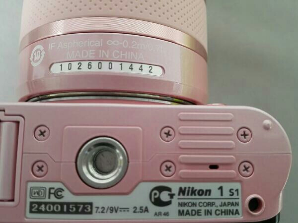 Nikon 1 S1 ズームレンズキット (ピンク)ミラーレス 一眼 デジタル