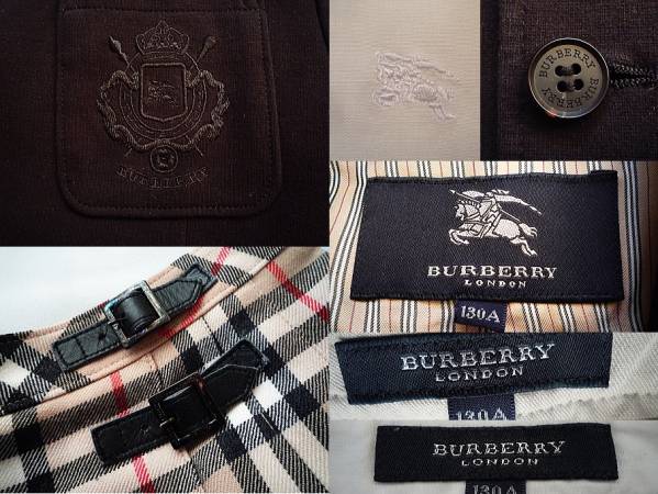 ★美品★バーバリー★130正統派フォーマル3点セット★