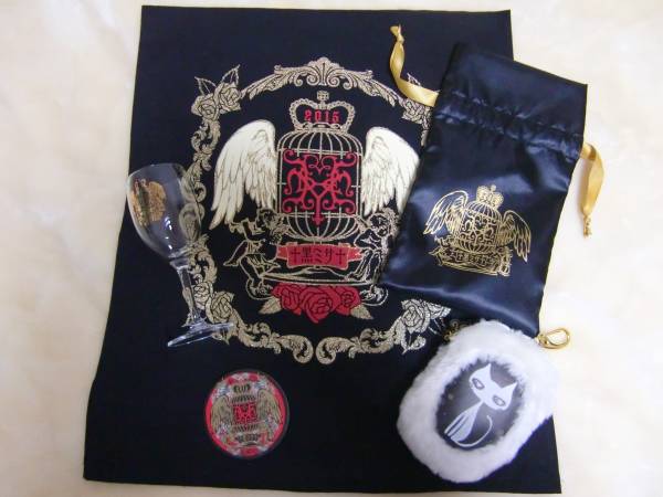 HYDE 黒ミサ 富良野 ファーポーチ　グラス 椅子カバー　セット