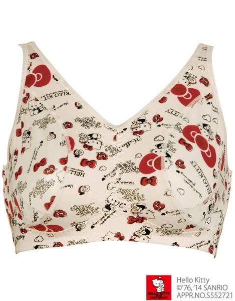 キティ★睡眠科学ワコール新品ナイトアップブラＬお家ブラジャー