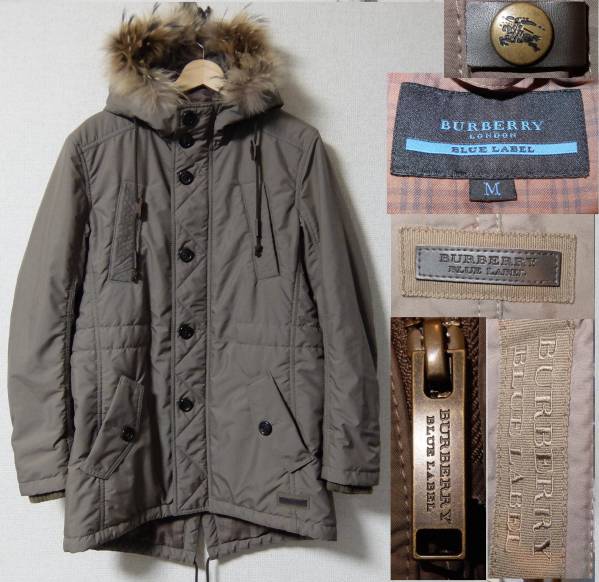 BURBERRY モッズコート BLUE LABEL ブルーレーベル ファー 2way - 2026