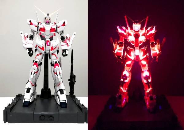 美品 PG ユニコーンガンダム LEDユニット組み込み済み+BD7巻 PG