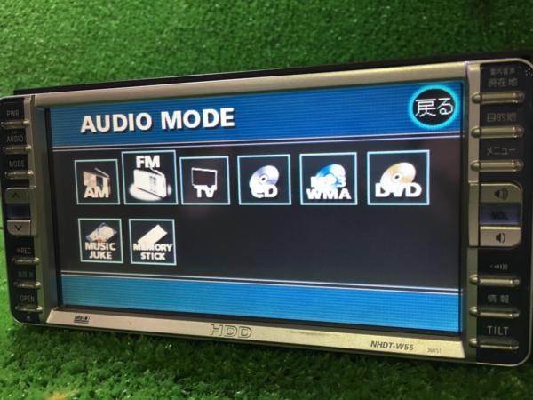 ☆トヨタ純正HDDナビ　NHDT-W55　DVDビデオ再生