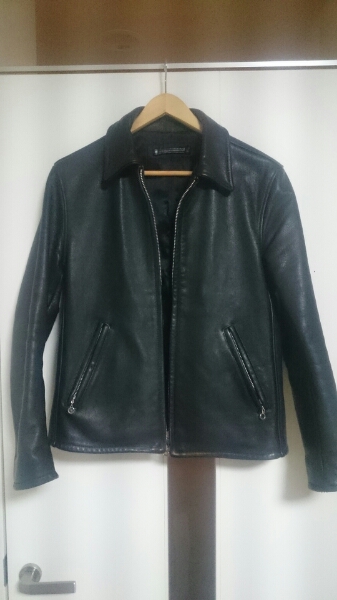 DEPT レザージャケット M 黒 ライダース