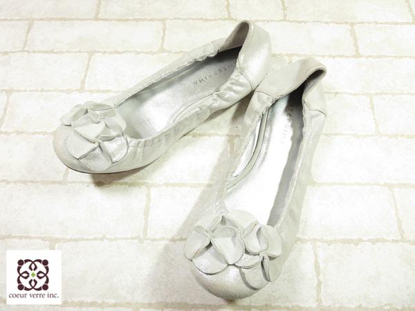 ◎美品 アンテプリマ 装飾付き ラメ入り バレエ シューズ/LZ0273