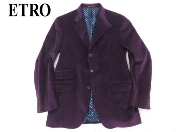 ジャケット エトロ ETRO コーデュロイジャケット 極美品 コーデュロイ 