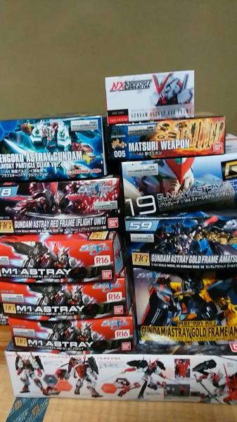格安特売 ガンプラ HG MG 他 アストレイ セット まとめ売り 新品