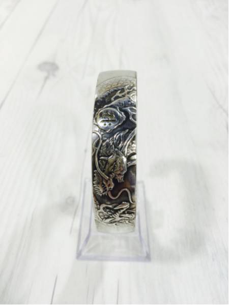 彫銀 ホリギン　シルバー　 バングル