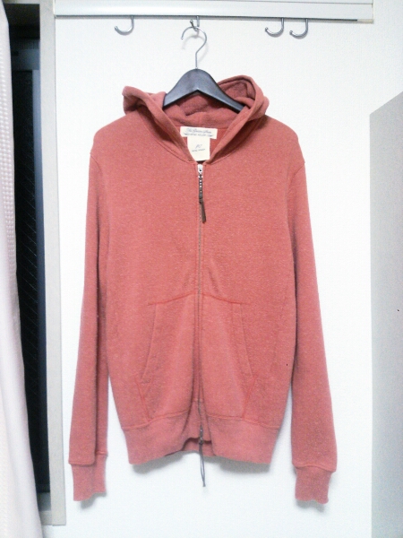 レミレリーフ　シルク混　ネップジップパーカー　スウェット　裏毛　シンプル　M 美品レミレリーフREMI RELIEFシルク混ジップパーカー☆L レミレリーフ