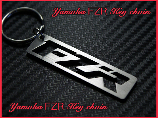 250 400 500 600 750 1000 FZR ロゴ ステンレス キーホルダー