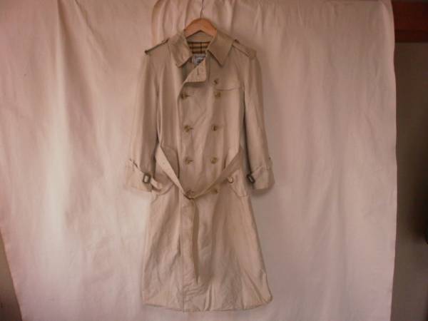 ★バーバリートレンチコート正規品ベージュ白タグサイズM★