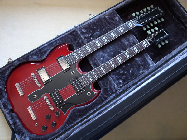 結月　オーダー品 Epiphone G-1275 ダブルネック SG 別売ハードケース付