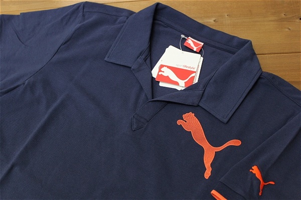 ★PUMA プーマ UV PROTECT 30+ ポロシャツ 紺[833379-02-O]三
