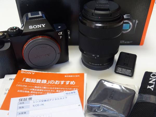 ソニー ILCE-7K α7 ボディ SEL2870 キットレンズ 28-70mm付き ソニーα7