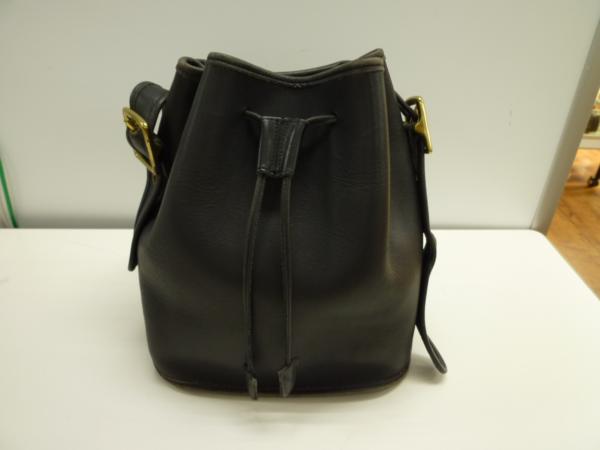 【大宮店】　コーチ　レザーショルダーバッグ　黒