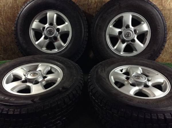トヨタ ランクル100純正ホイール&275/70R16 ダンロップ SJ6☆ Yahoo トヨタ ランクル100純正ホイール&275/70R16 ダンロップ SJ6☆ Yahoo