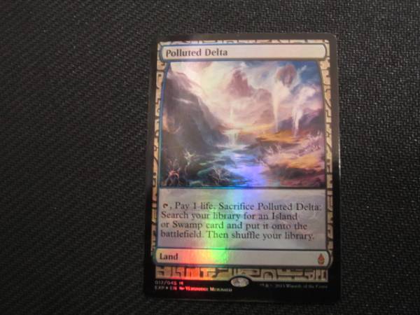 MTG 汚染された三角州 Zendikar Expeditions FOIL 【安い，セール