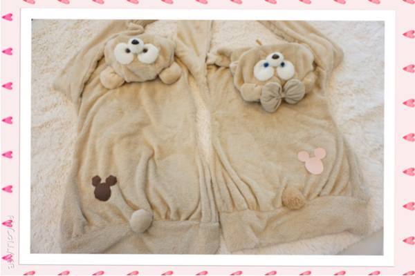 ダッフィー シェリーメイ 大人 着ぐるみ パーカー ハンドメイド
