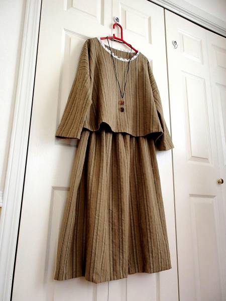 ＊レトロモダンのツーピース＊スカートオーダー丈＊handmade＊