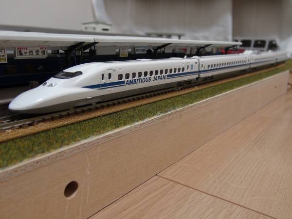 KATO 700系 のぞみ AMBITIOUS JAPAN ロゴ印刷済み 4両 KATO 700系
