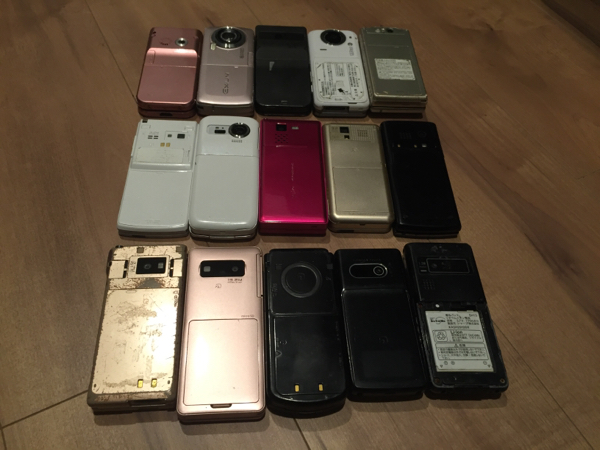 各キャリア携帯15台セット① docomo au ソフトバンク ジャンク