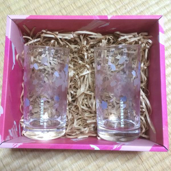 スターバックス◆さくら グラス 300ml◆2個セット◆箱あり