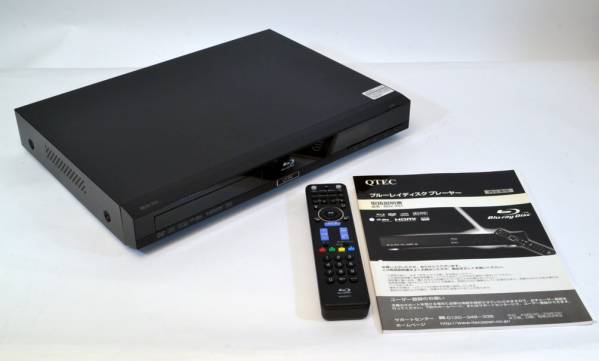 【未使用】QTEC ブルーレイディスクプレイヤー　BDX-701【1001m】 Blu-ray ブルーレイプレーヤー QTEC BDX-701 リモコン 取説付 中古