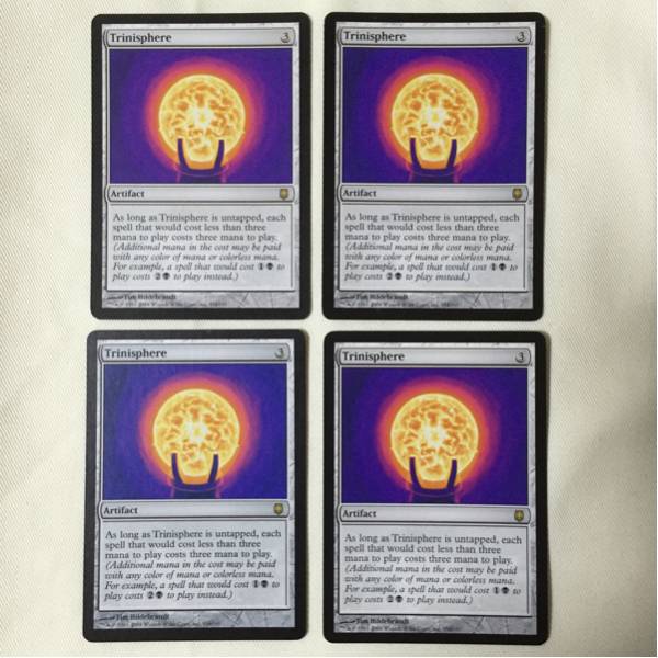 MTG/DST/三なる宝球/Trinisphere/英 4枚 三なる宝球⁄Trinisphere 英語