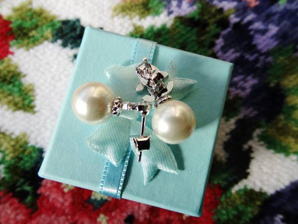 新品/CANELシャネル/非売品ノベルティ ピアス/COCO&パール/S