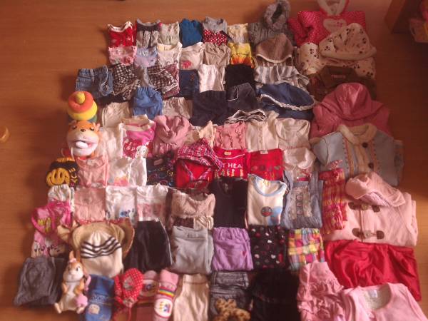 古着★子供服*女の子用90~95㎝★可愛い75点まとめセット送料安