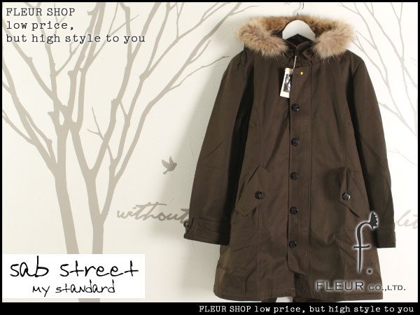 ■Y343■サブストリート ライナー付 モッズコート19号 カーキ 訳