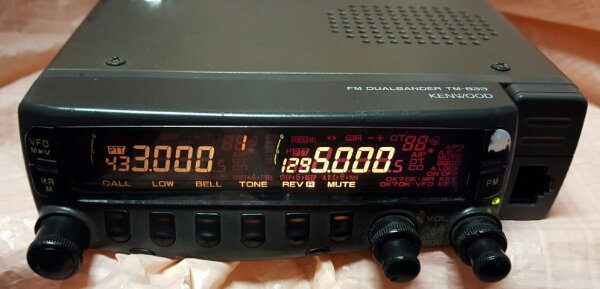 KENWOOD TM-833 430⁄1200MHz ケンウッド FM 430MHz⁄1200MHz DUALBANDER
