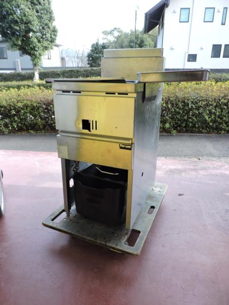 マルゼン ガスフライヤー MGF-18H LPガス用　04年　業務用　中古