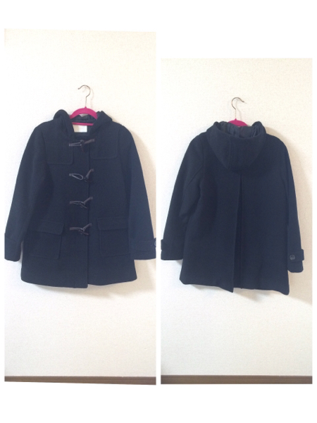 WHO'S WHO Chico☆今期 ダッフルコート☆黒☆美品☆Fサイズ