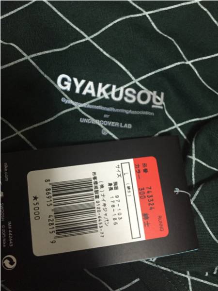 【送料無料】 新品 15AW NIKE GYAKUSOU Dri-Blend グラフィックS/S Tシャツ Nike