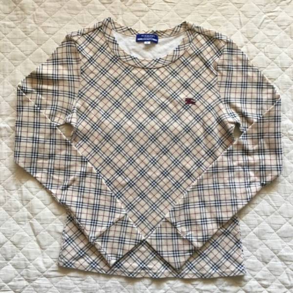 バーバリーブルーレーベル ノバチェック カットソー 38 新品