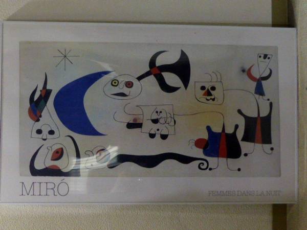 Joan Miro ジョアン・ミロ ポスター　美品！ 白額装入り 送料安