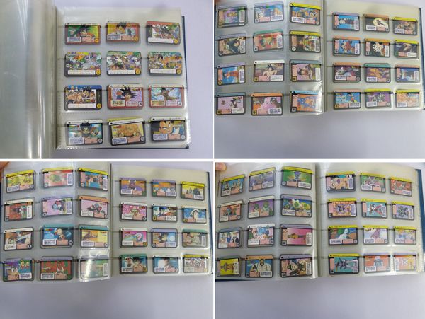 B349 ドラゴンボール カードダス ハーフ ミニ キラ ファイル ☆ 新旧