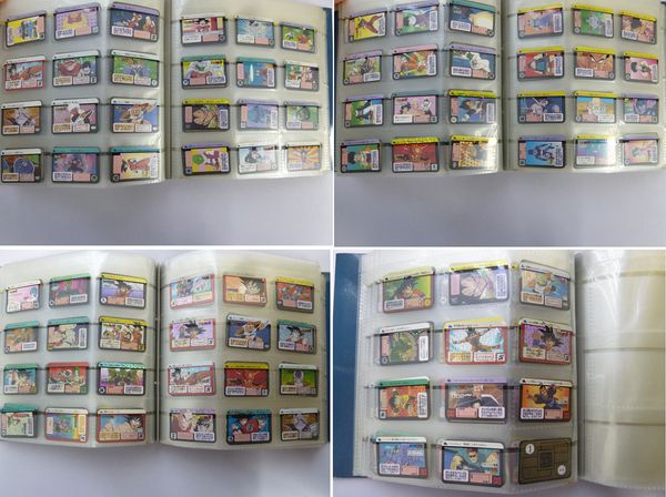 B349 ドラゴンボール カードダス ハーフ ミニ キラ ファイル ☆ 新旧