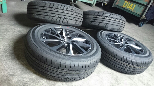 超激得，最新作 新車外し 30 ヴェルファイア アルファード 純正 225 60 17