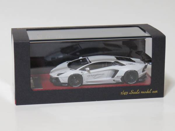 ★1/43 LB WORKS LB-01L アヴェンタドール★ランボルギーニ 白